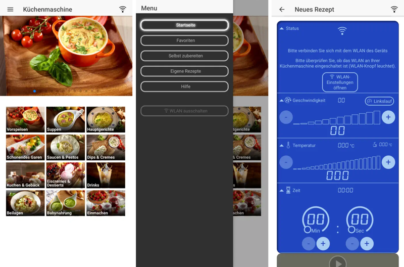 Ambiano Küchenmaschinen App Screenshots